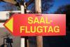 Saalflugtag 2018 - Hinweisschild
